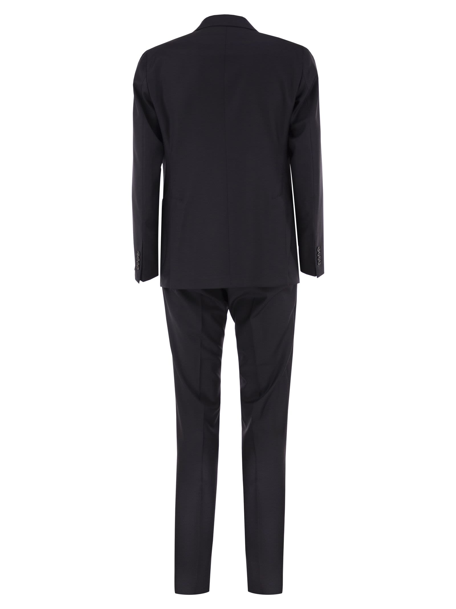 Tagliatore Single-Breasted Virgin Wool Suit