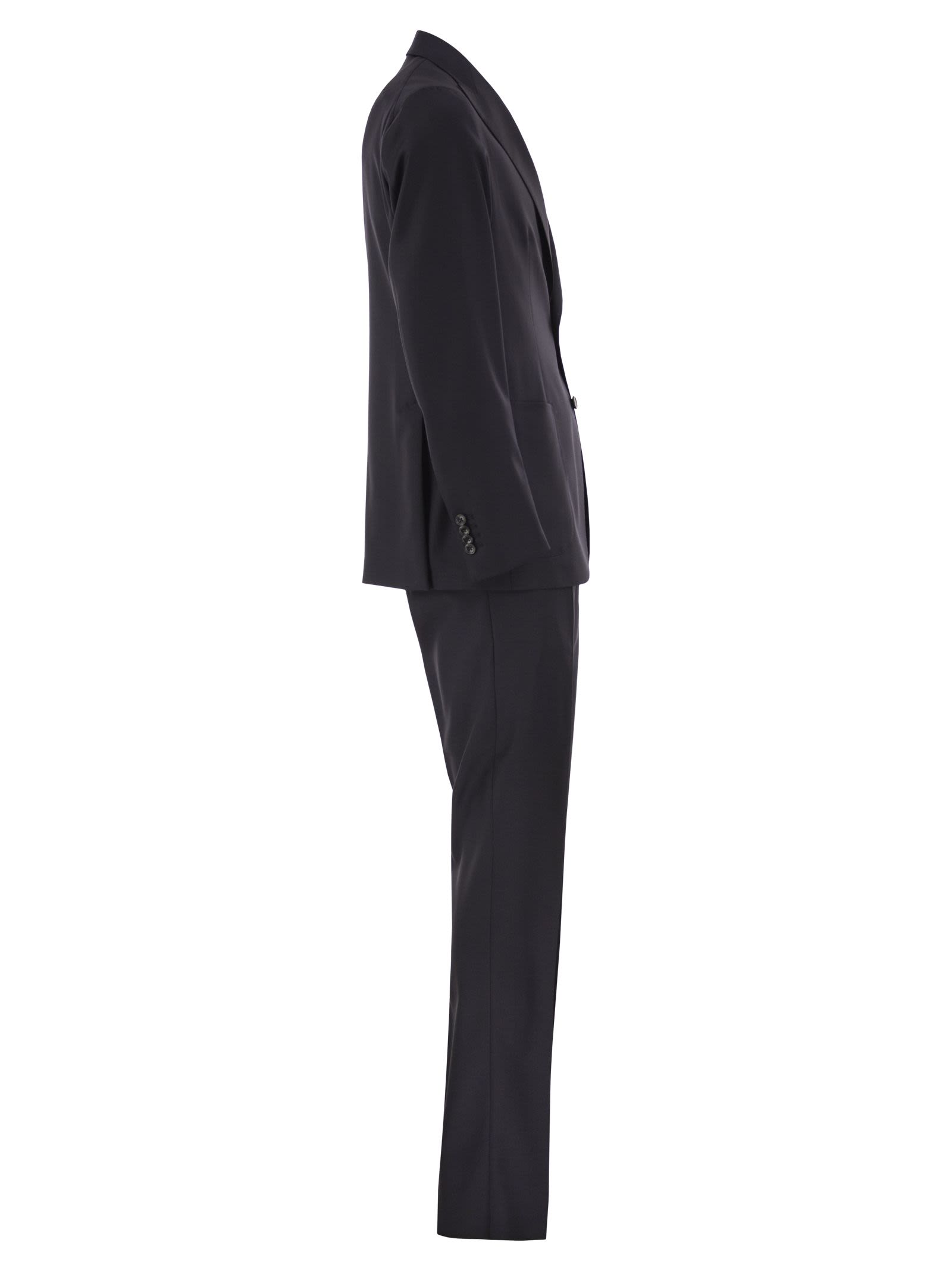Tagliatore Single-Breasted Virgin Wool Suit
