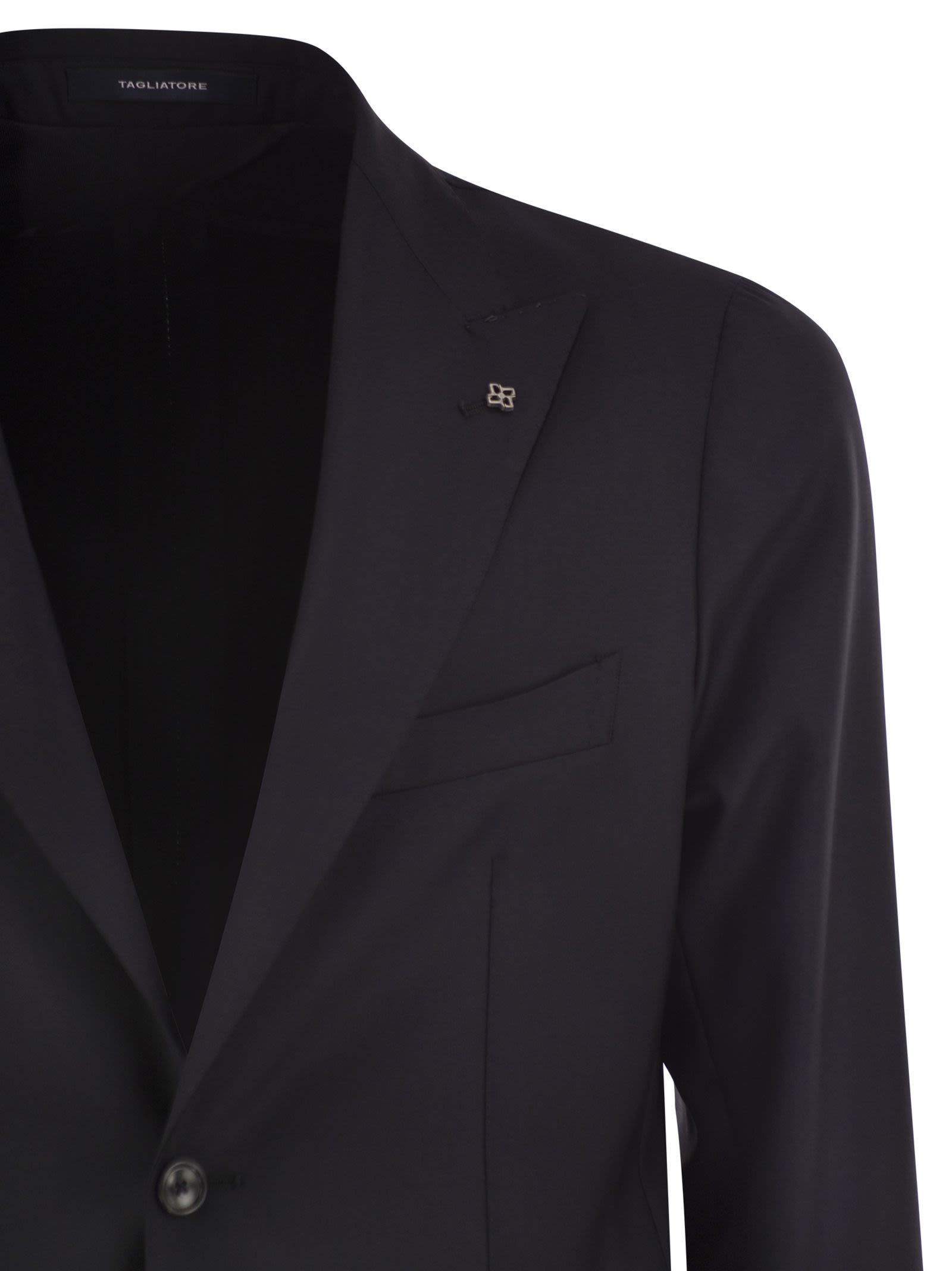 Tagliatore Single-Breasted Virgin Wool Suit
