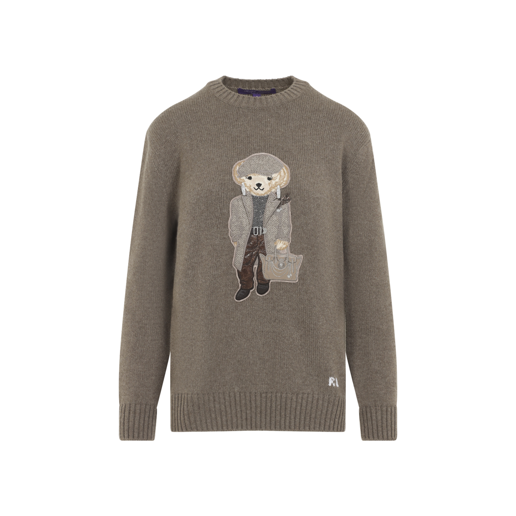 Ralph Lauren Collection Taupe Melange Pullover