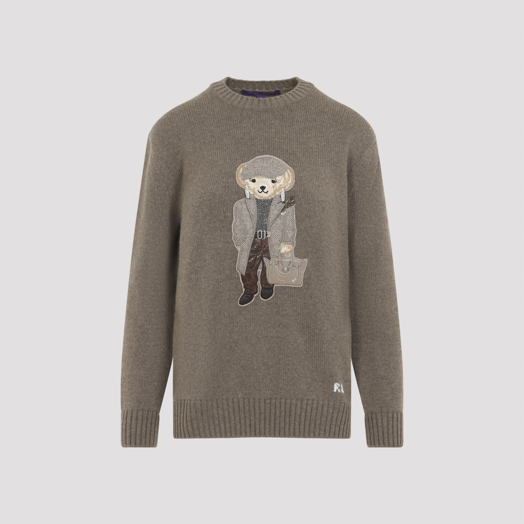 Ralph Lauren Collection Taupe Melange Pullover