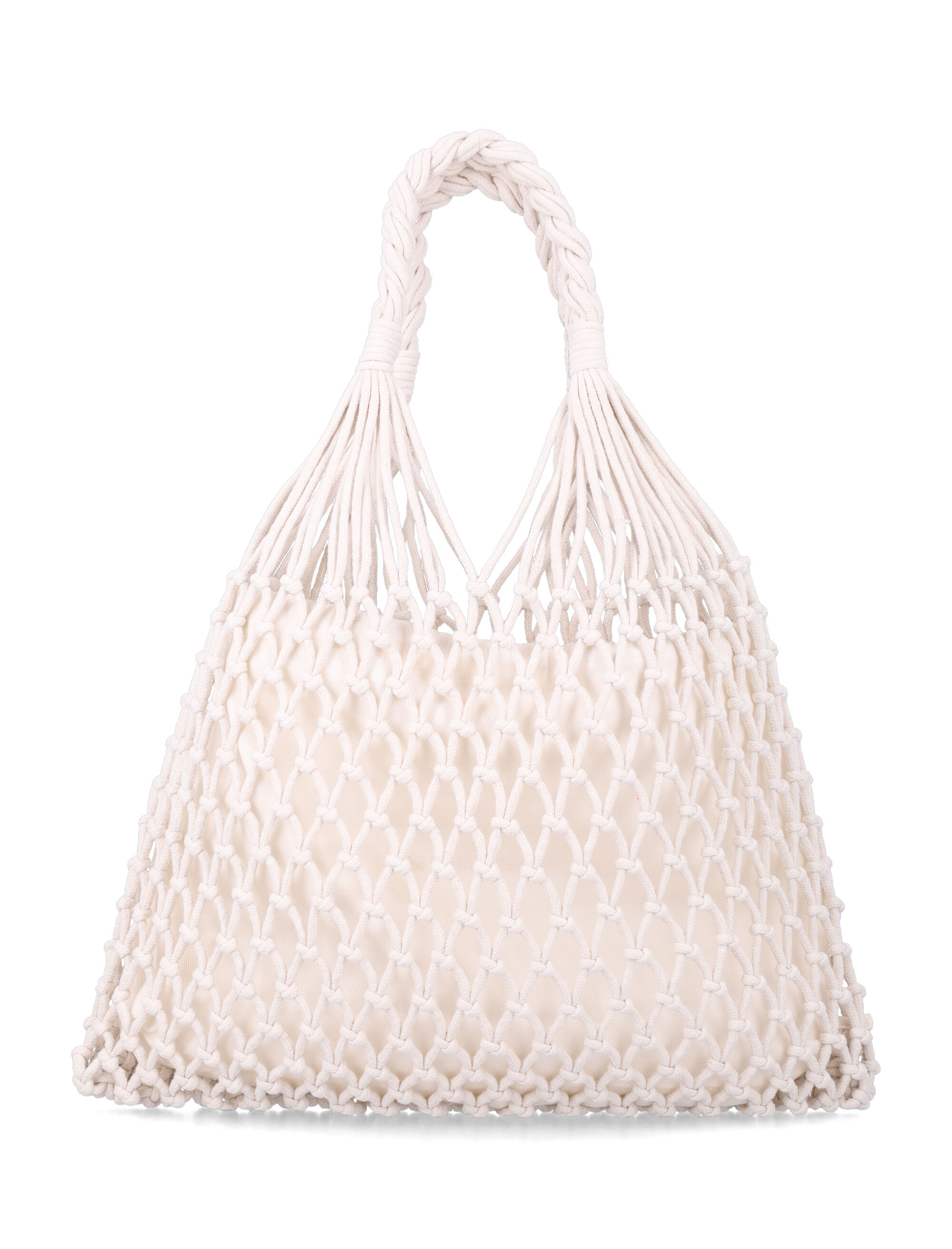 The Frankie Shop Naia Macramé Bag