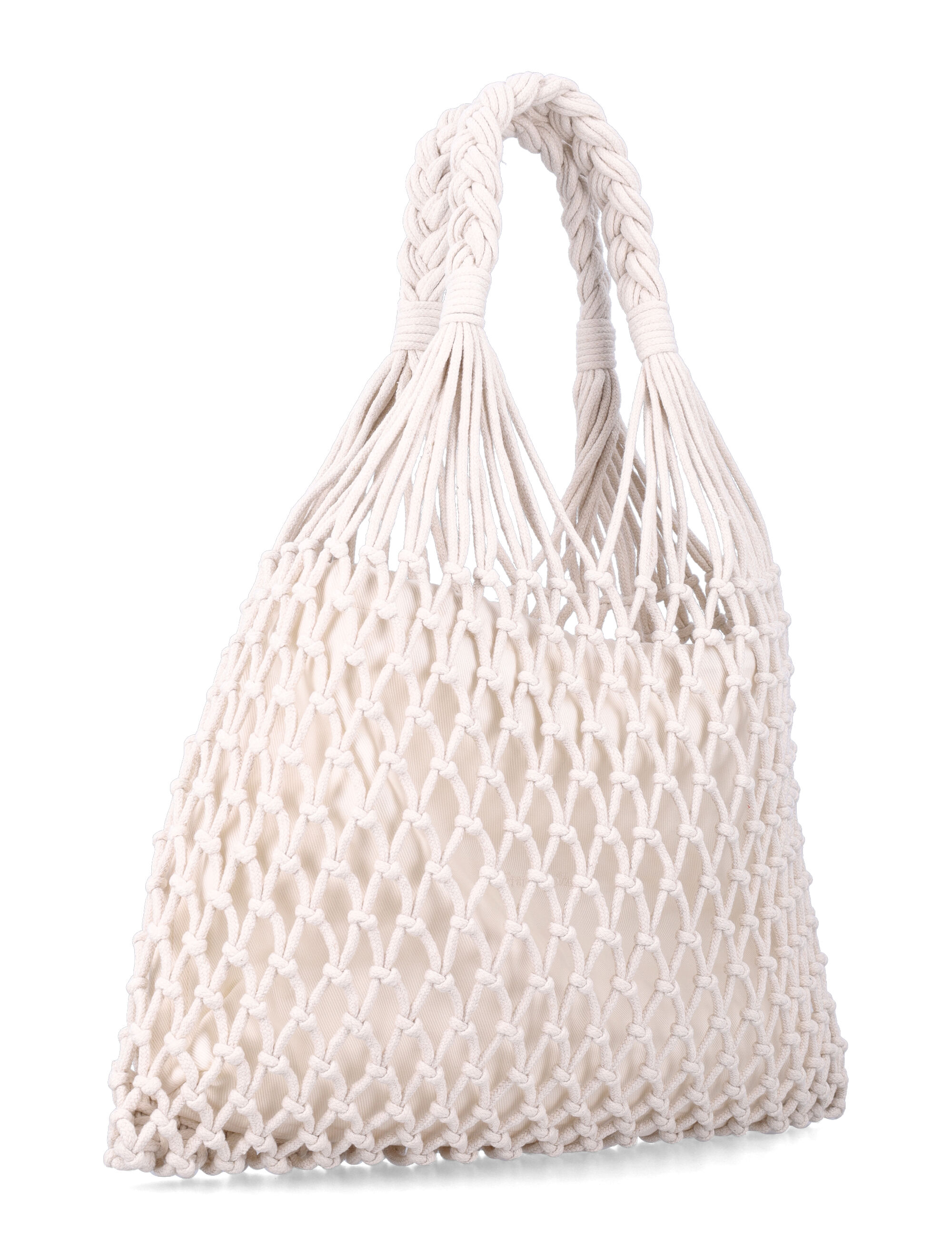The Frankie Shop Naia Macramé Bag