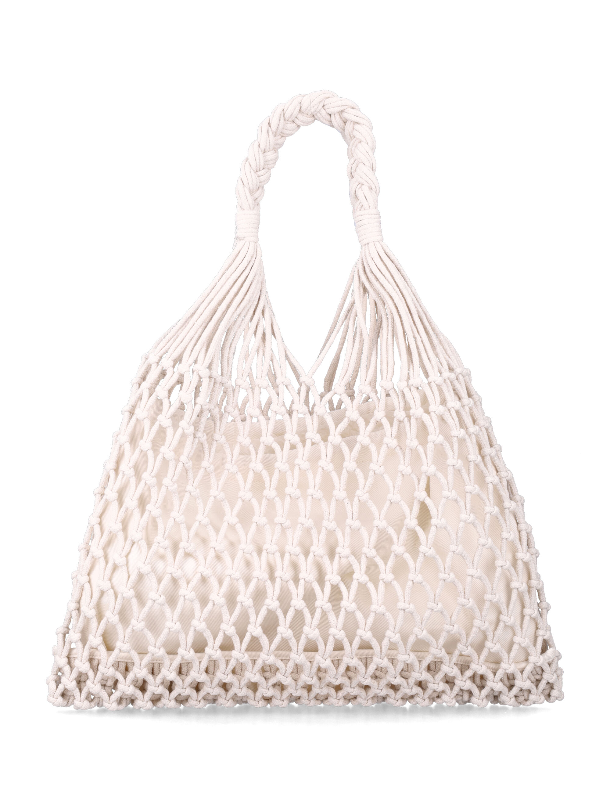 The Frankie Shop Naia Macramé Bag