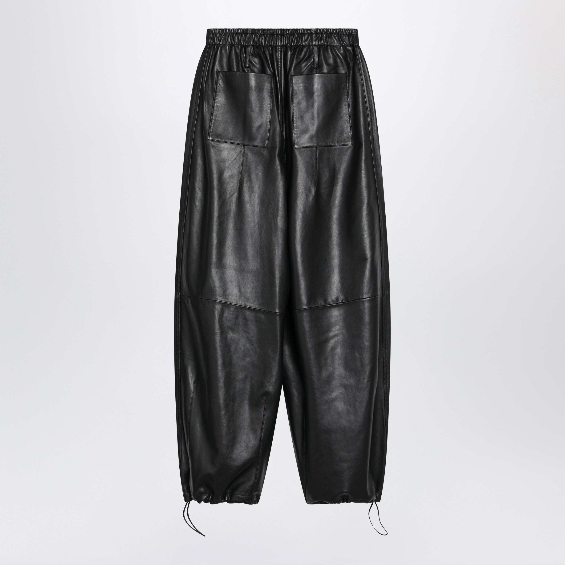 The Frankie Shop Oakdale Black Leather Trousers
