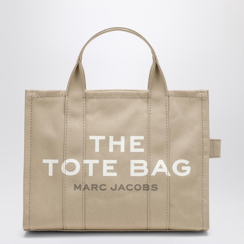 Marc jacobs The Medium Tote Bag In Beige Canvas