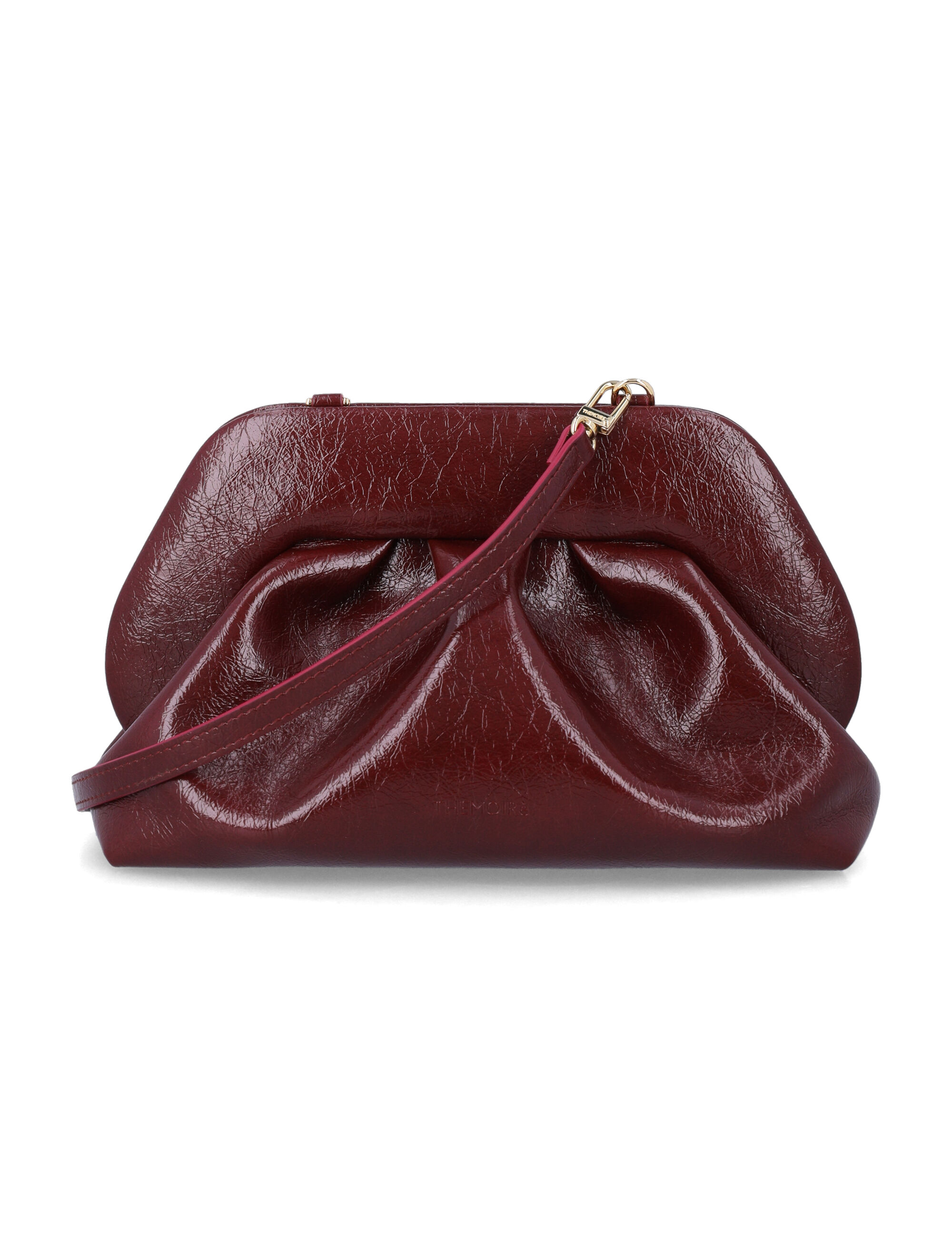 Themoirè Bios Vegan Crempled Leather Medium Clutc