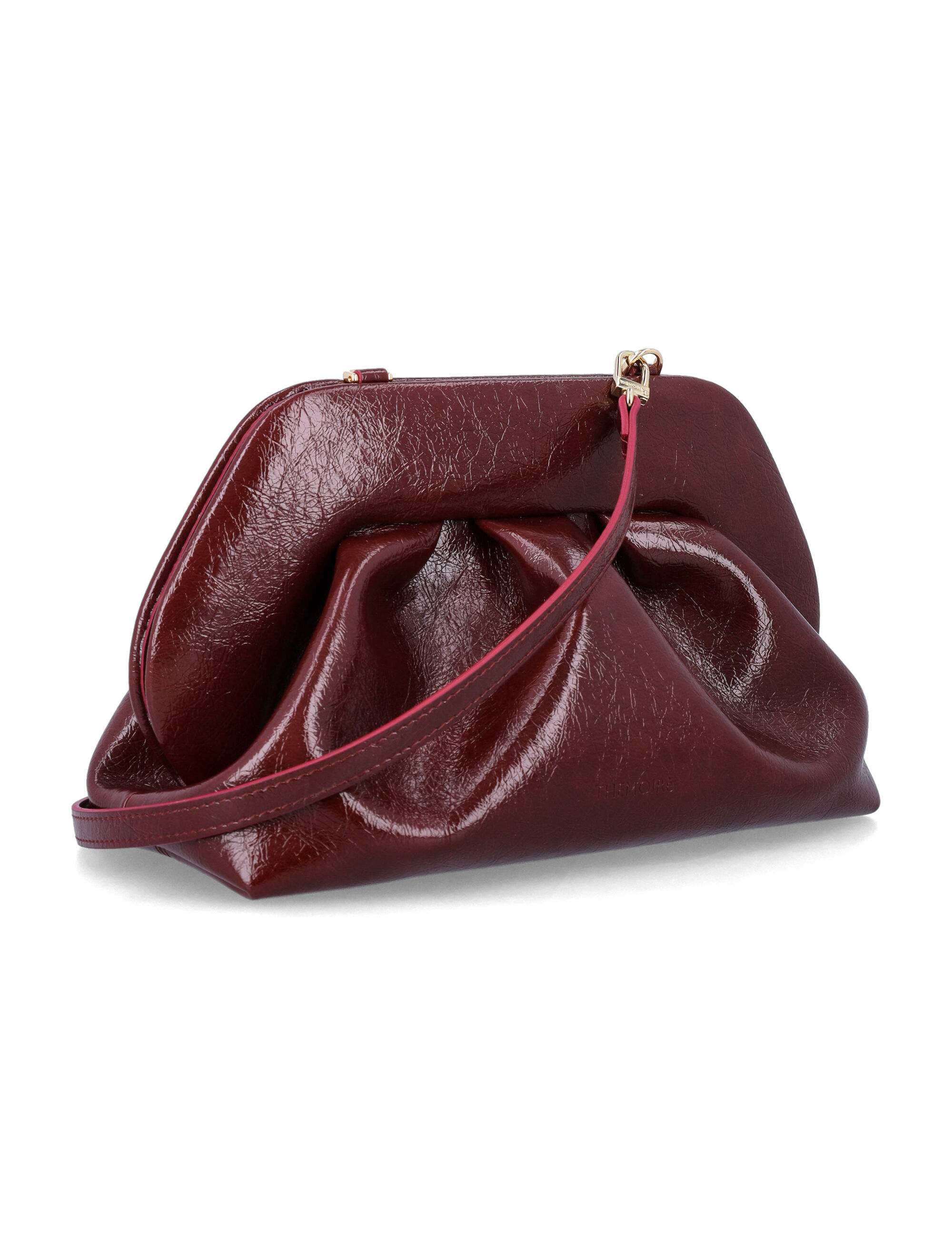 Themoirè Bios Vegan Crempled Leather Medium Clutc