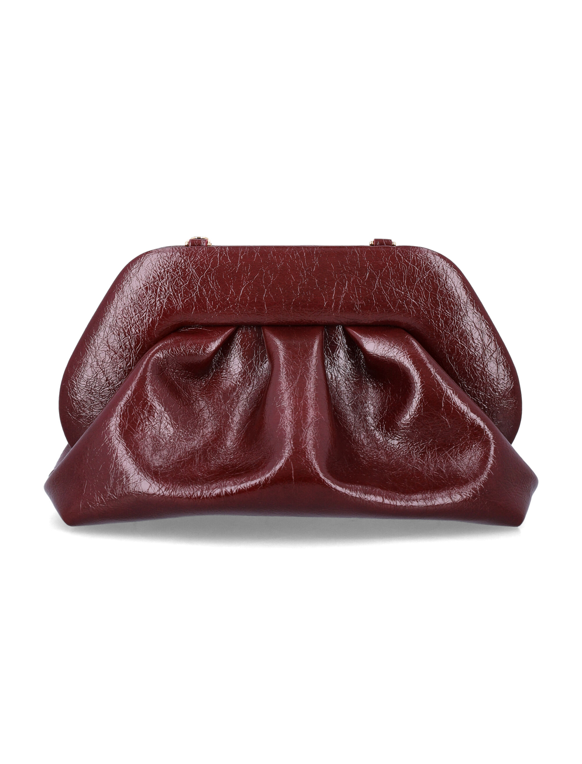 Themoirè Bios Vegan Crempled Leather Medium Clutc