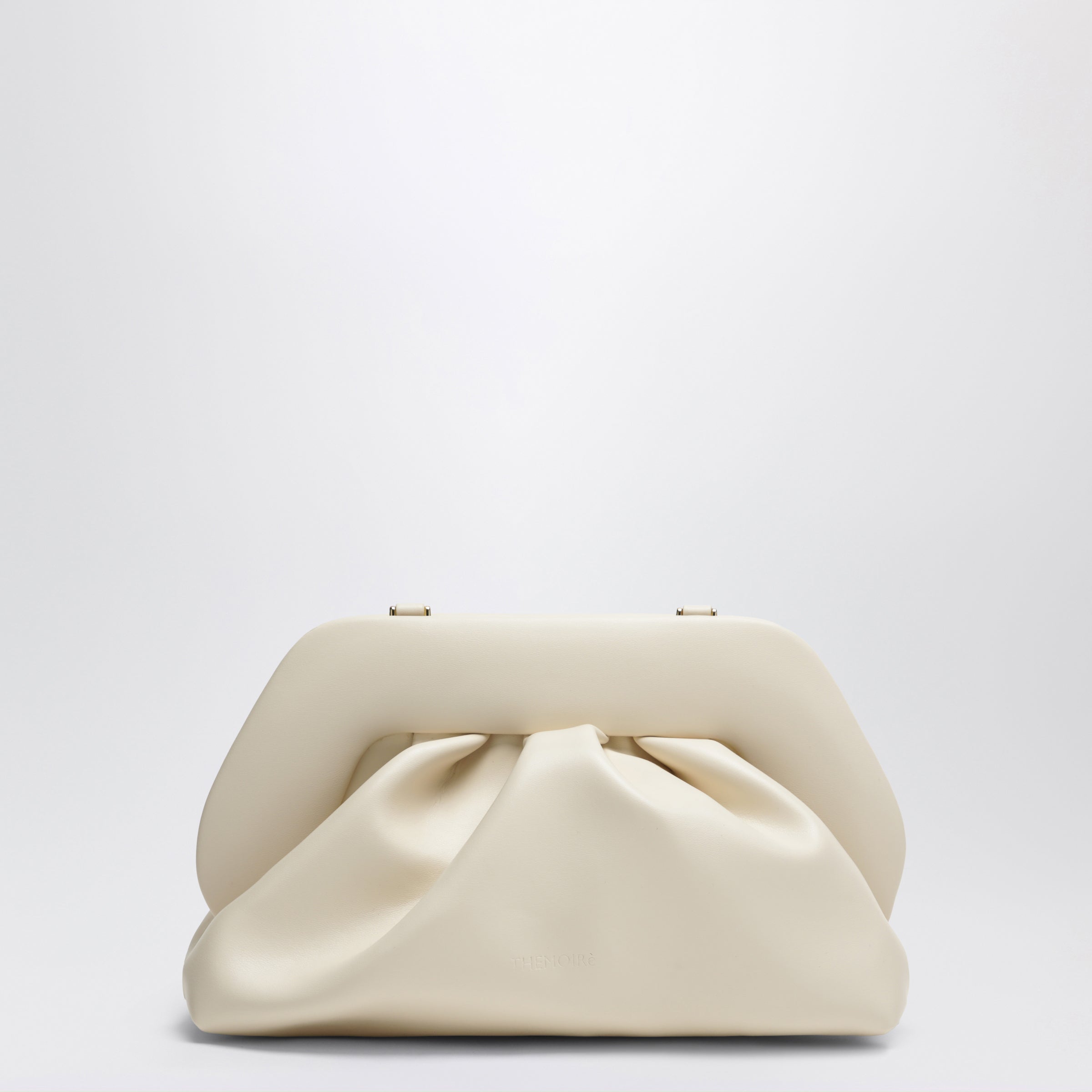 Themoirè Butter Cream Polyurethane Handbag