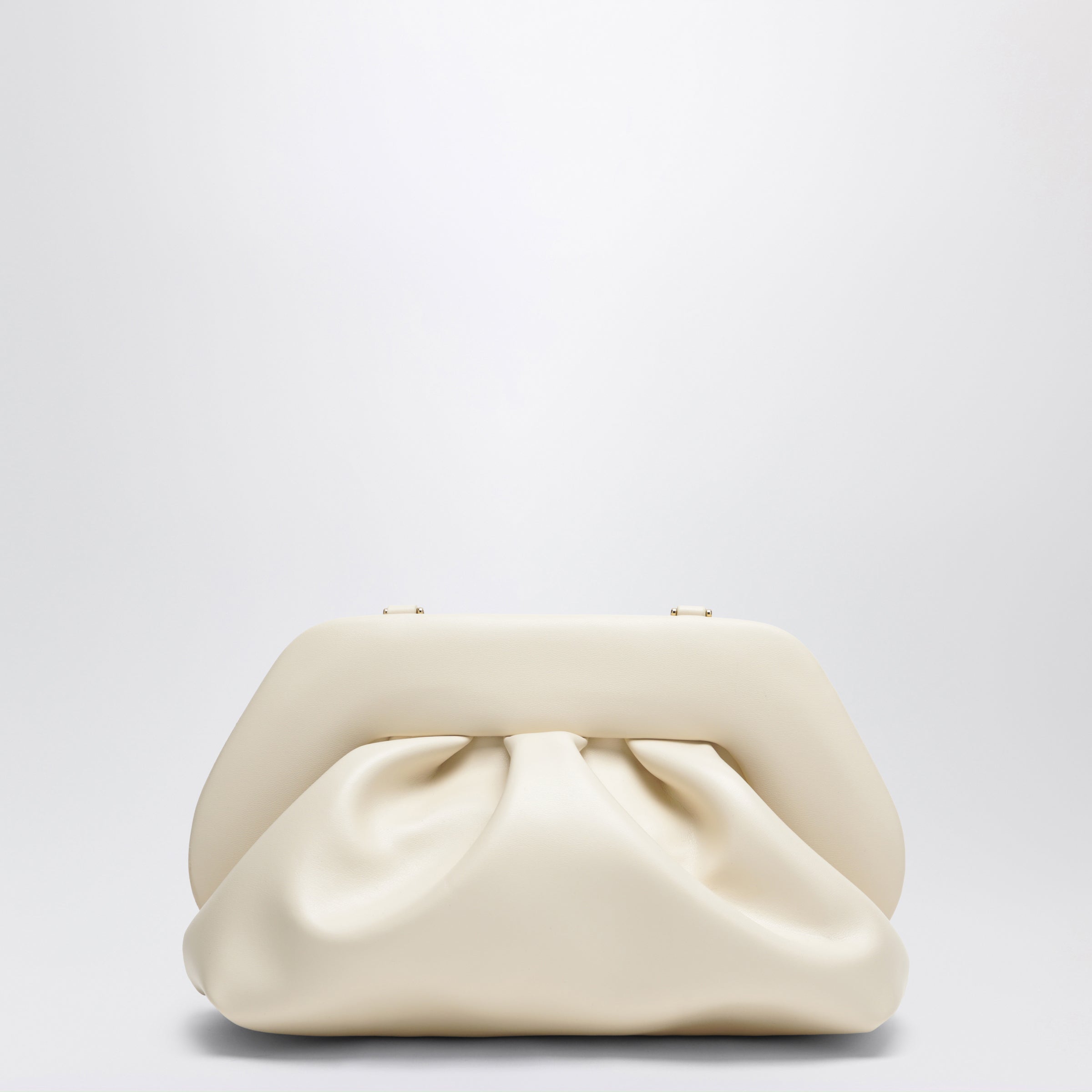 Themoirè Butter Cream Polyurethane Handbag