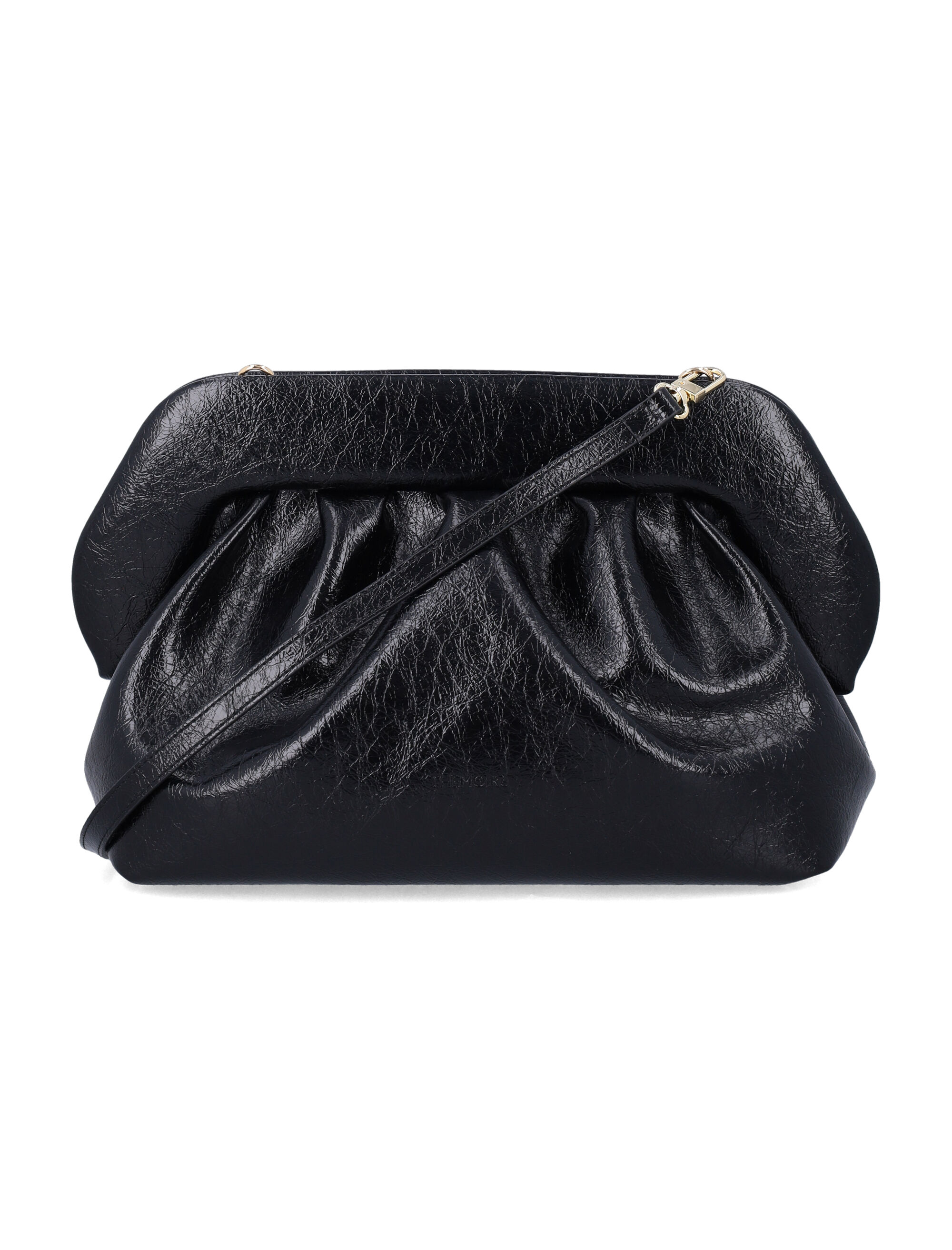 Themoirè Vegan Crumpled Leather Bios Clutch