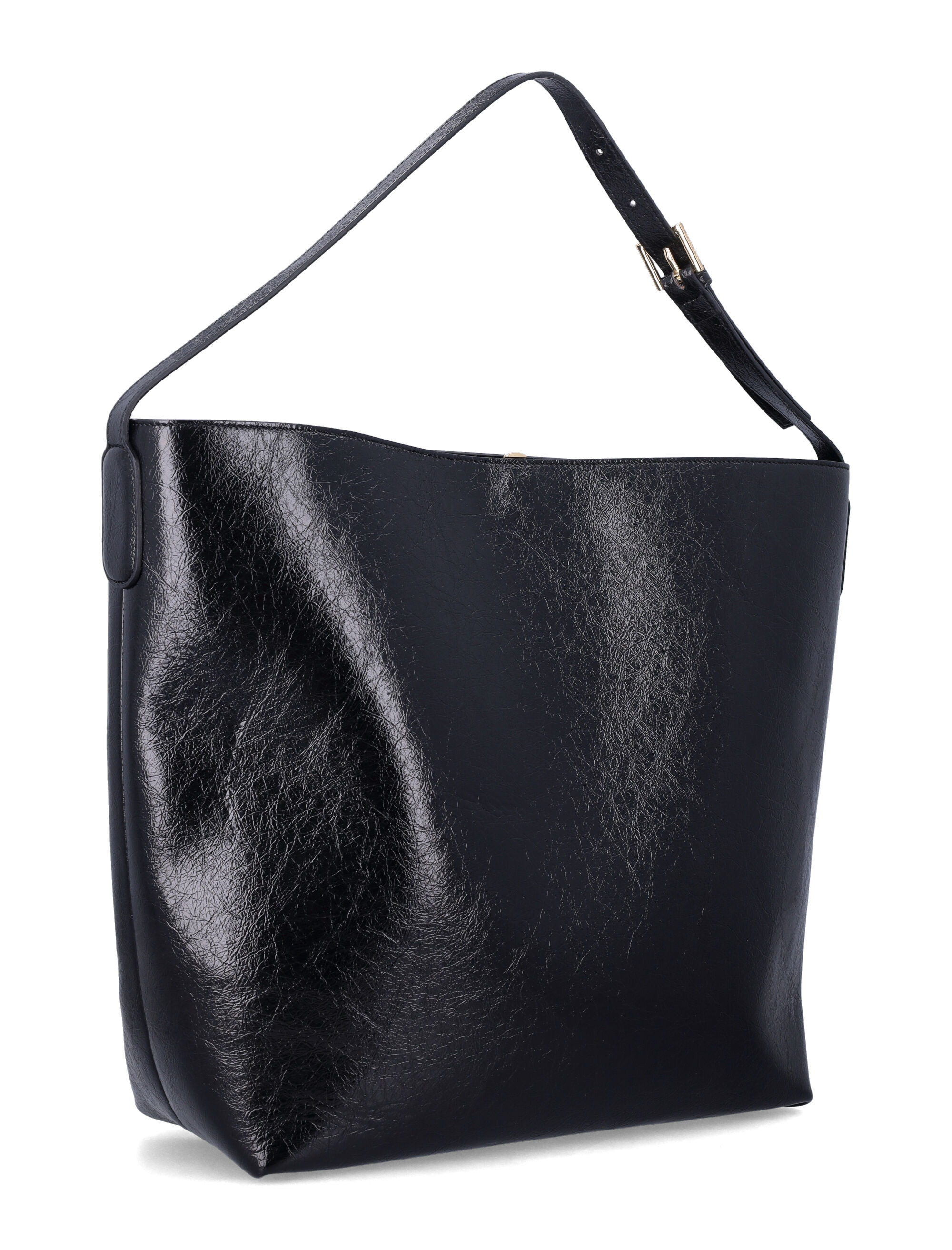Themoirè Zoe Vegan Crumpled Leather Tote Bag