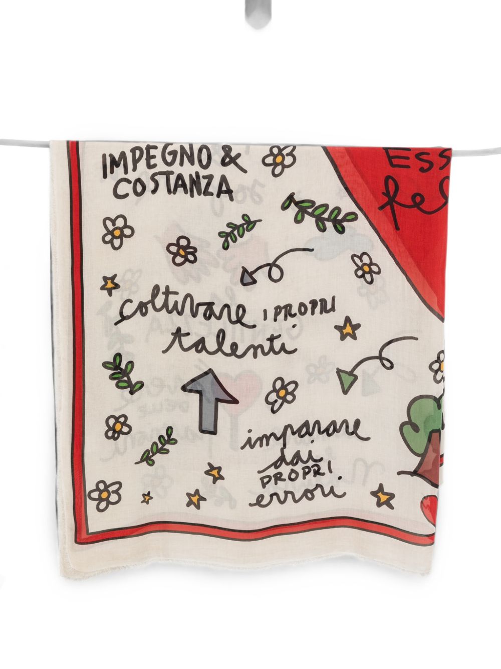 Faliero Sarti To Be Happy Printed Stole