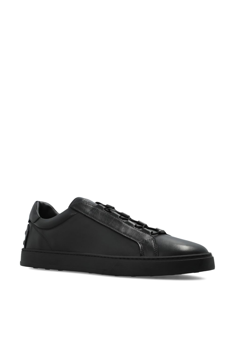 Tod's Tods Black Calfskin Shoes