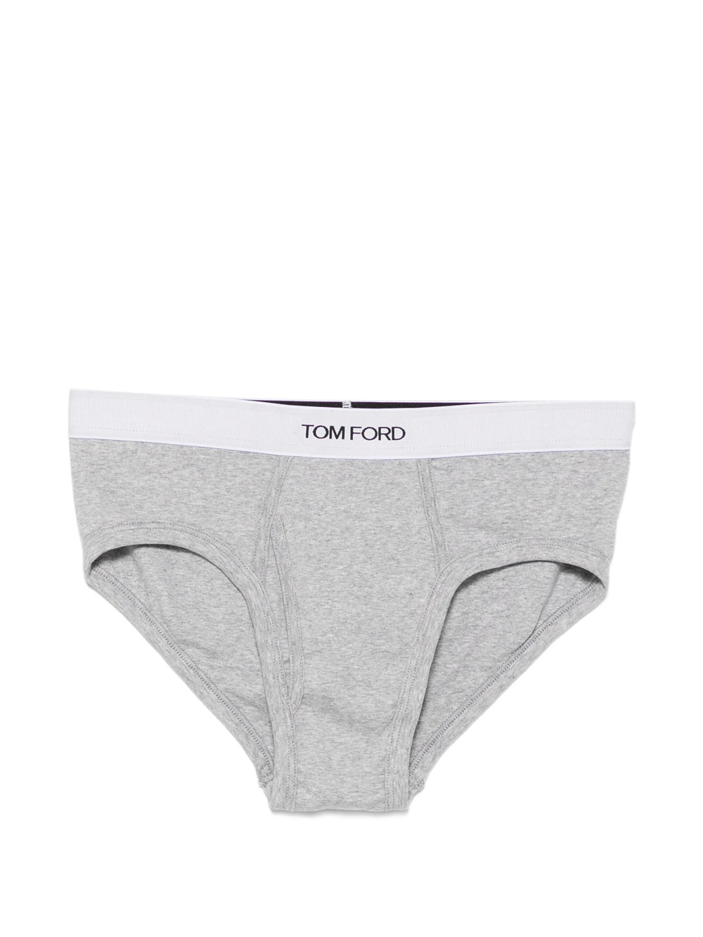 Tom Ford Grey Melange Cotton Underwear