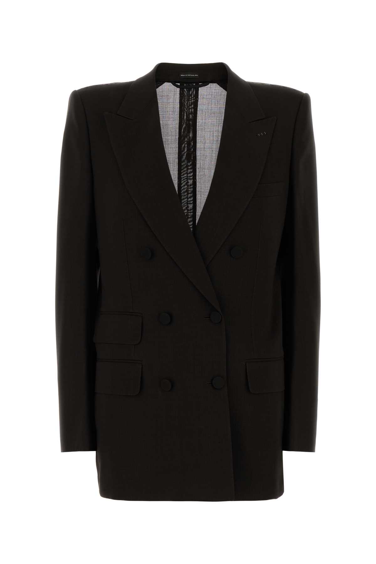 Tom Ford Light Virgin Wool Double Breasted Jacket