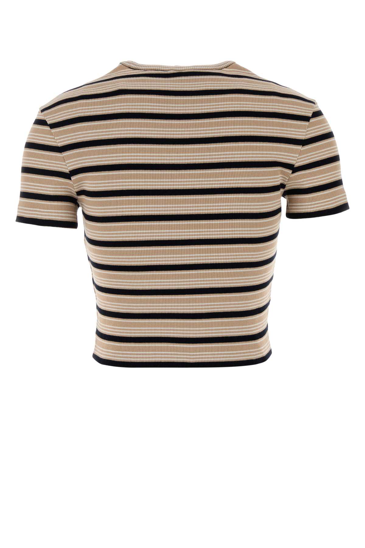 Fendi Top Mc Punto Nude Blanco Marino Rayas