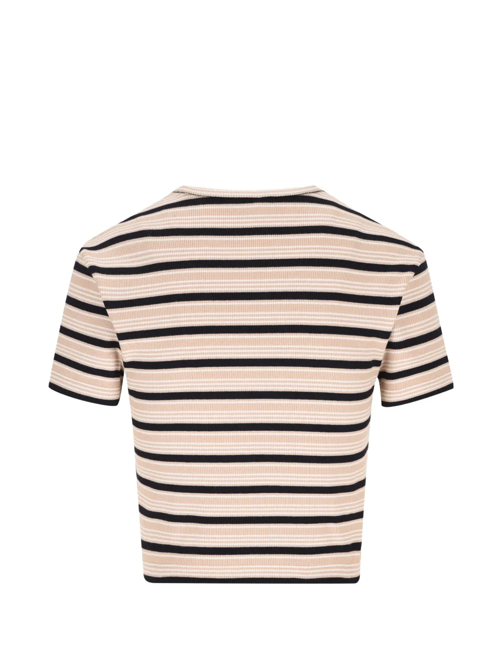 Fendi Top Mc Punto Nude Blanco Marino Rayas