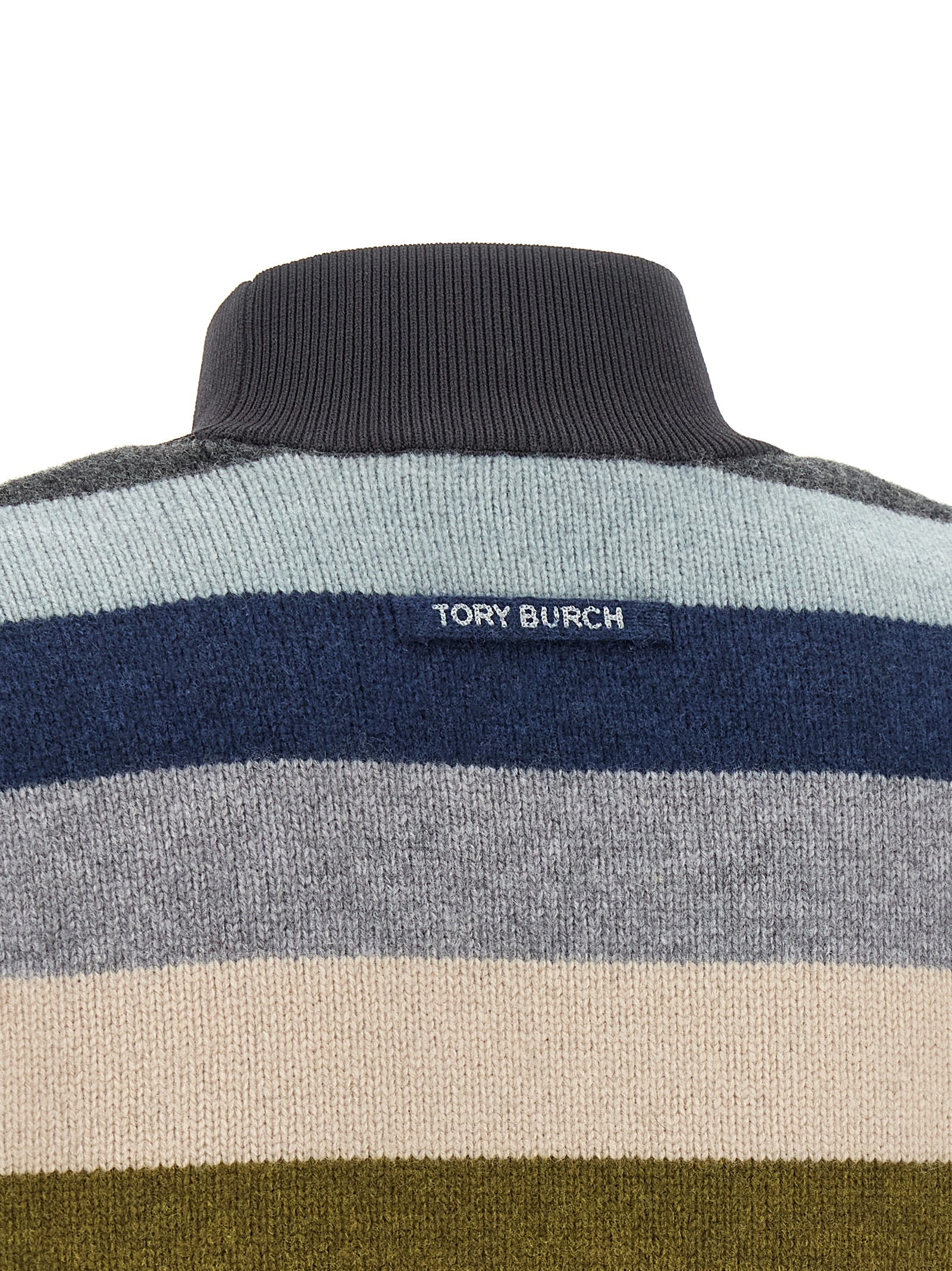 Tory Burch Striped Wool Sweater