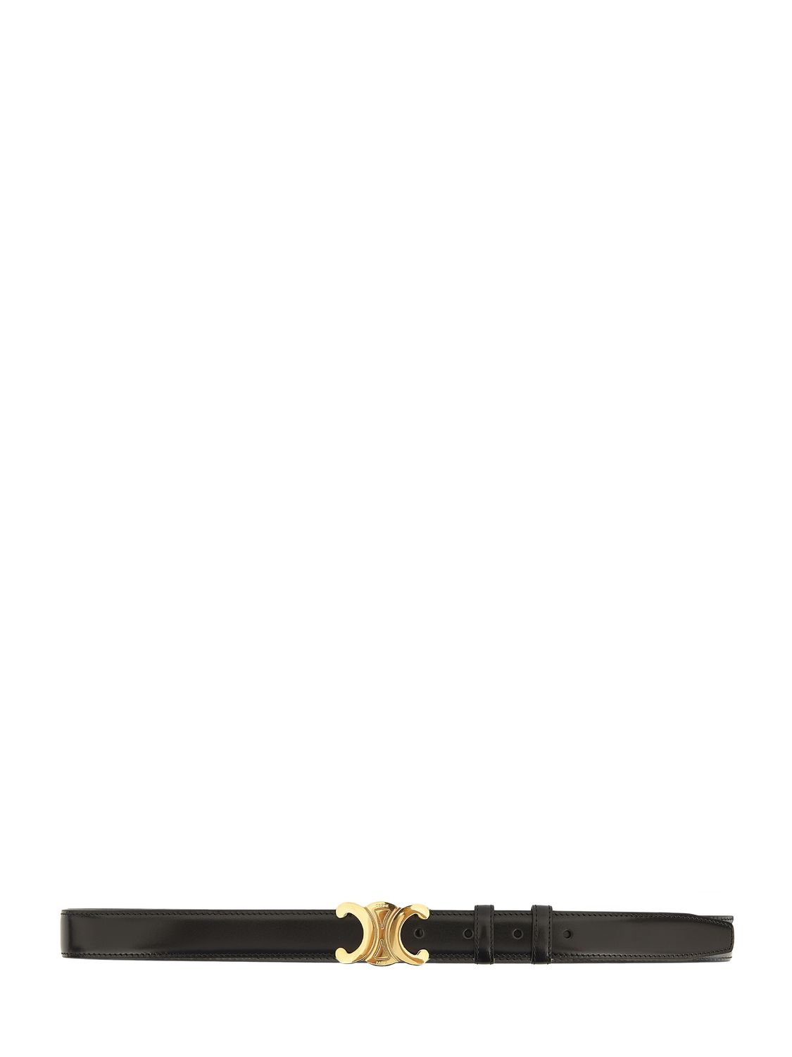 Celine Triomphe Medium Taurillon Leather Belt
