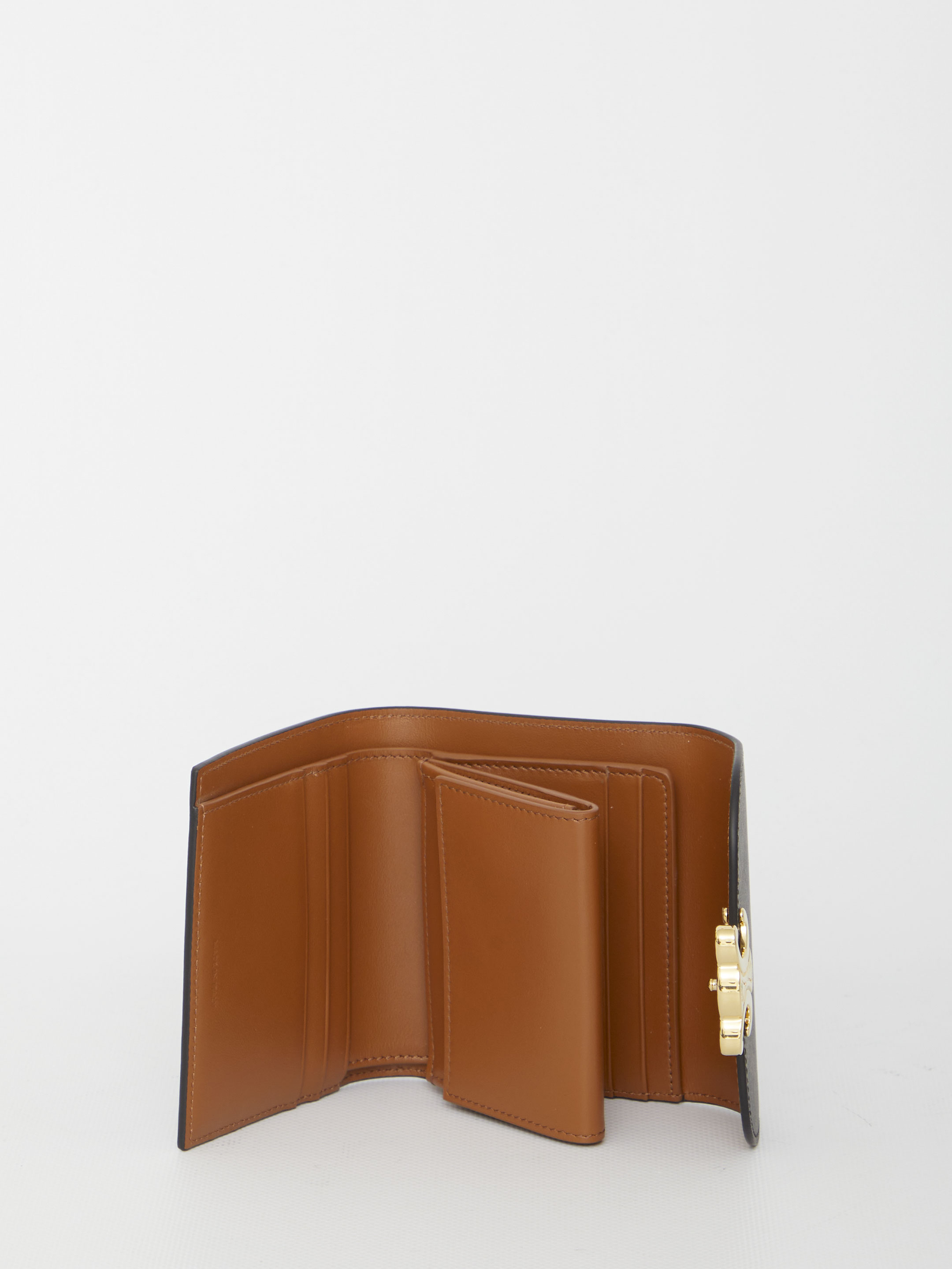Celine Triomphe-Print Compact Wallet