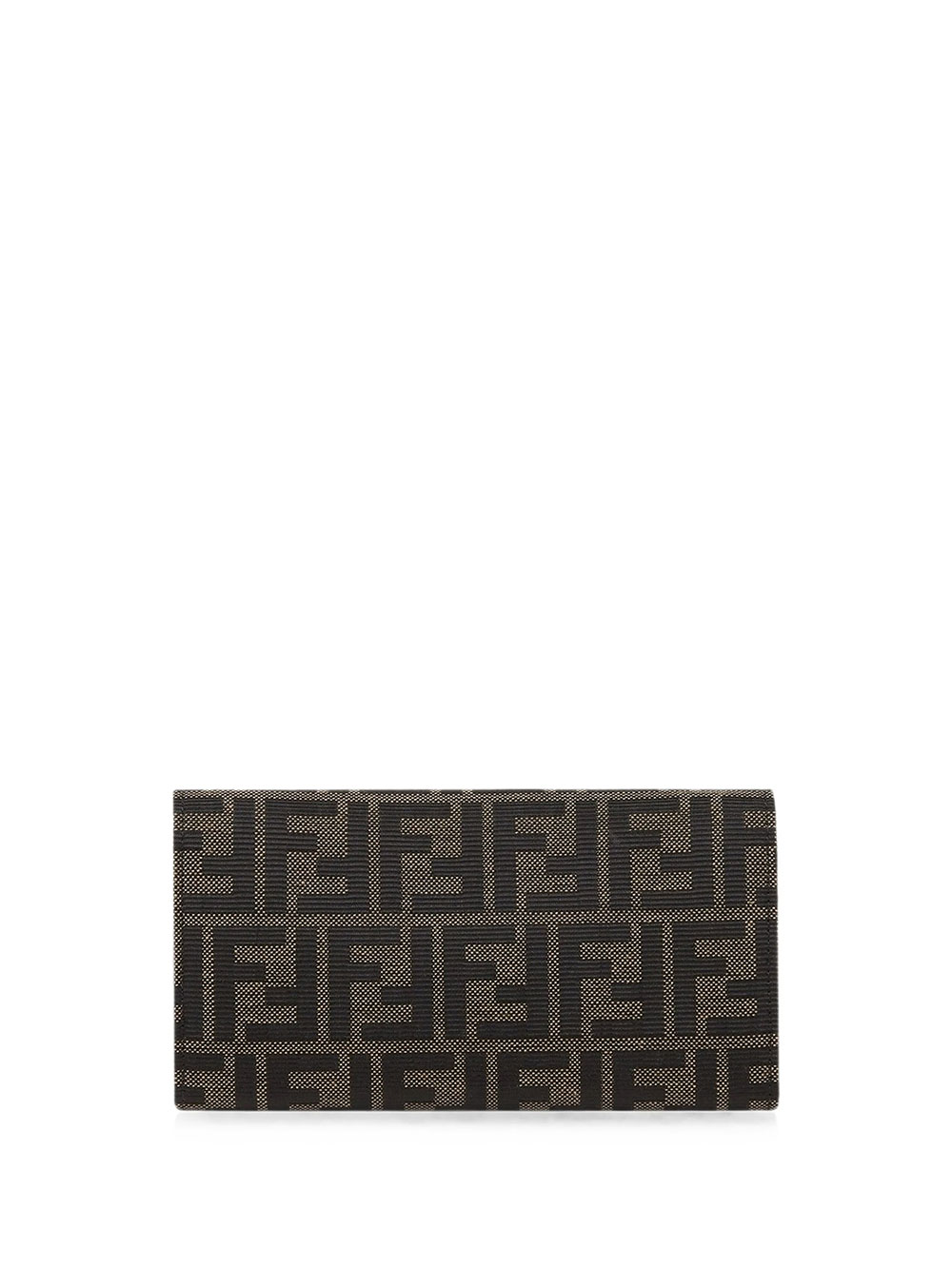 Fendi Tube Continental Logo Chain Wallet