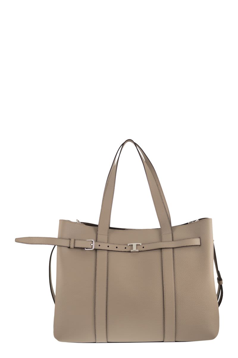 Tod's Tumbled Calfskin Leather Tote Bag