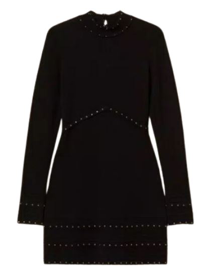 Twin-Set Black Elastane Dress