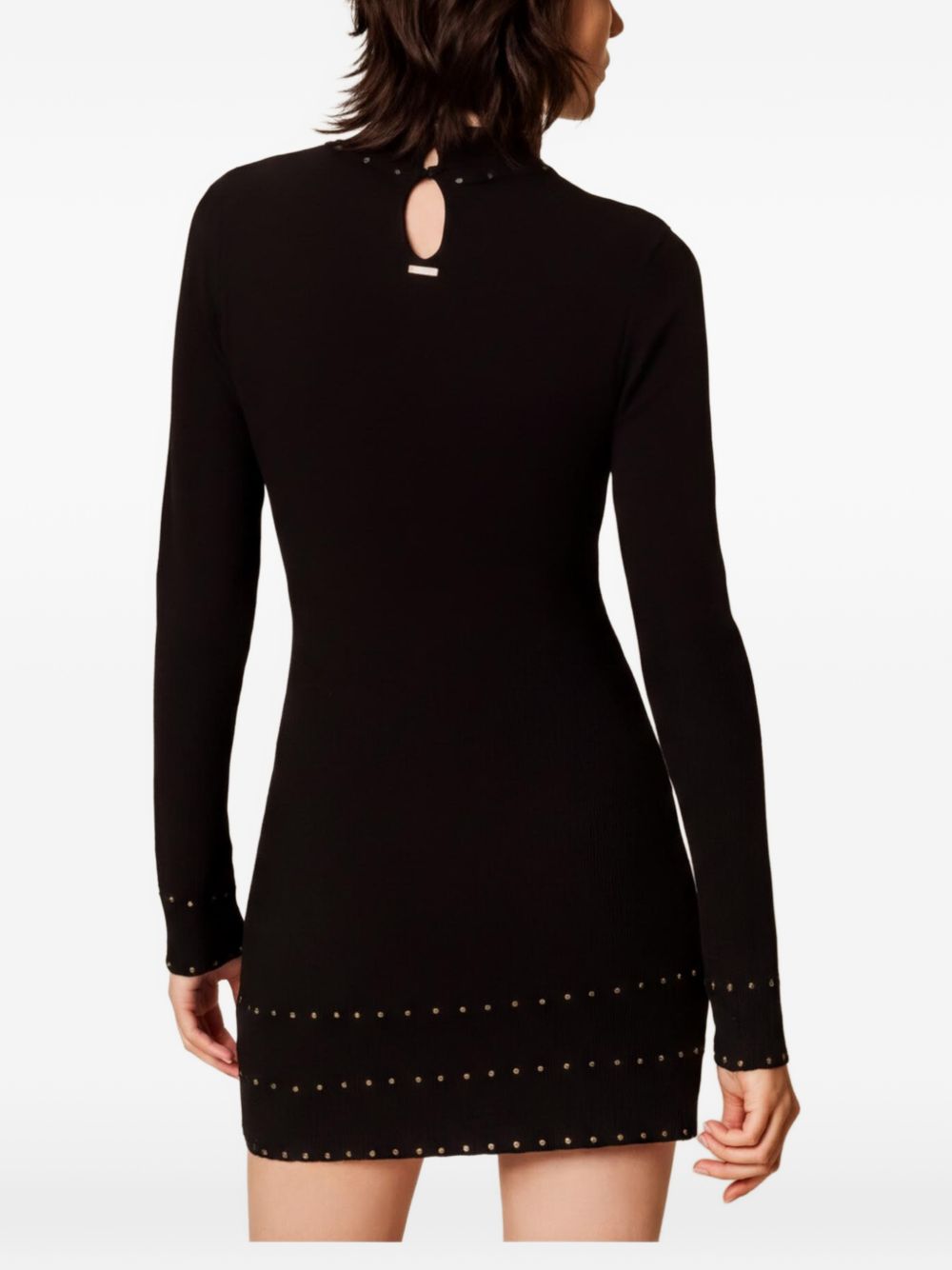 Twin-Set Black Elastane Dress