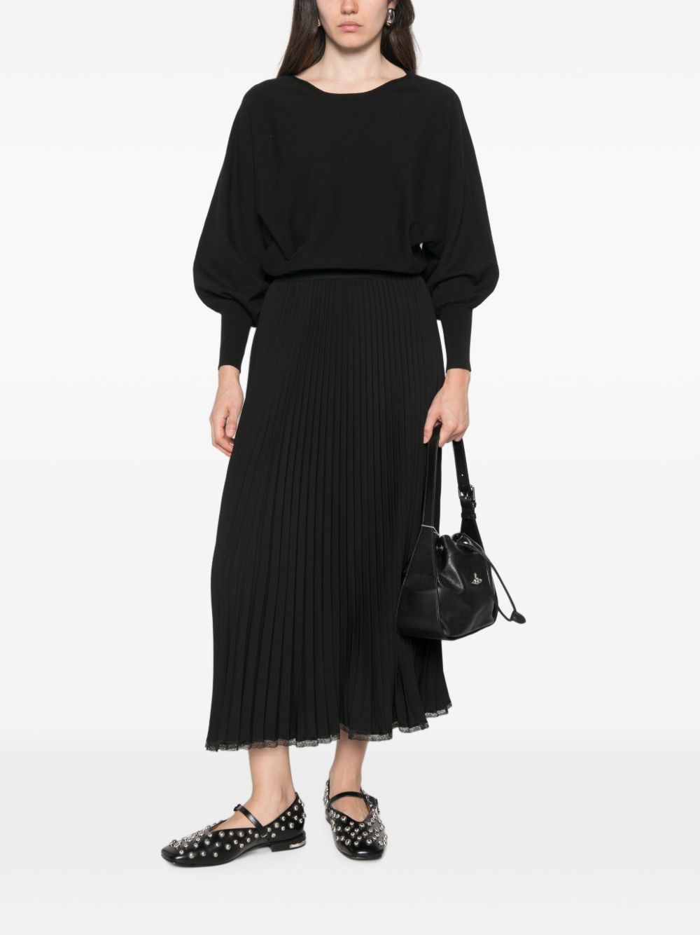 Twin-Set Black Elastane Dress