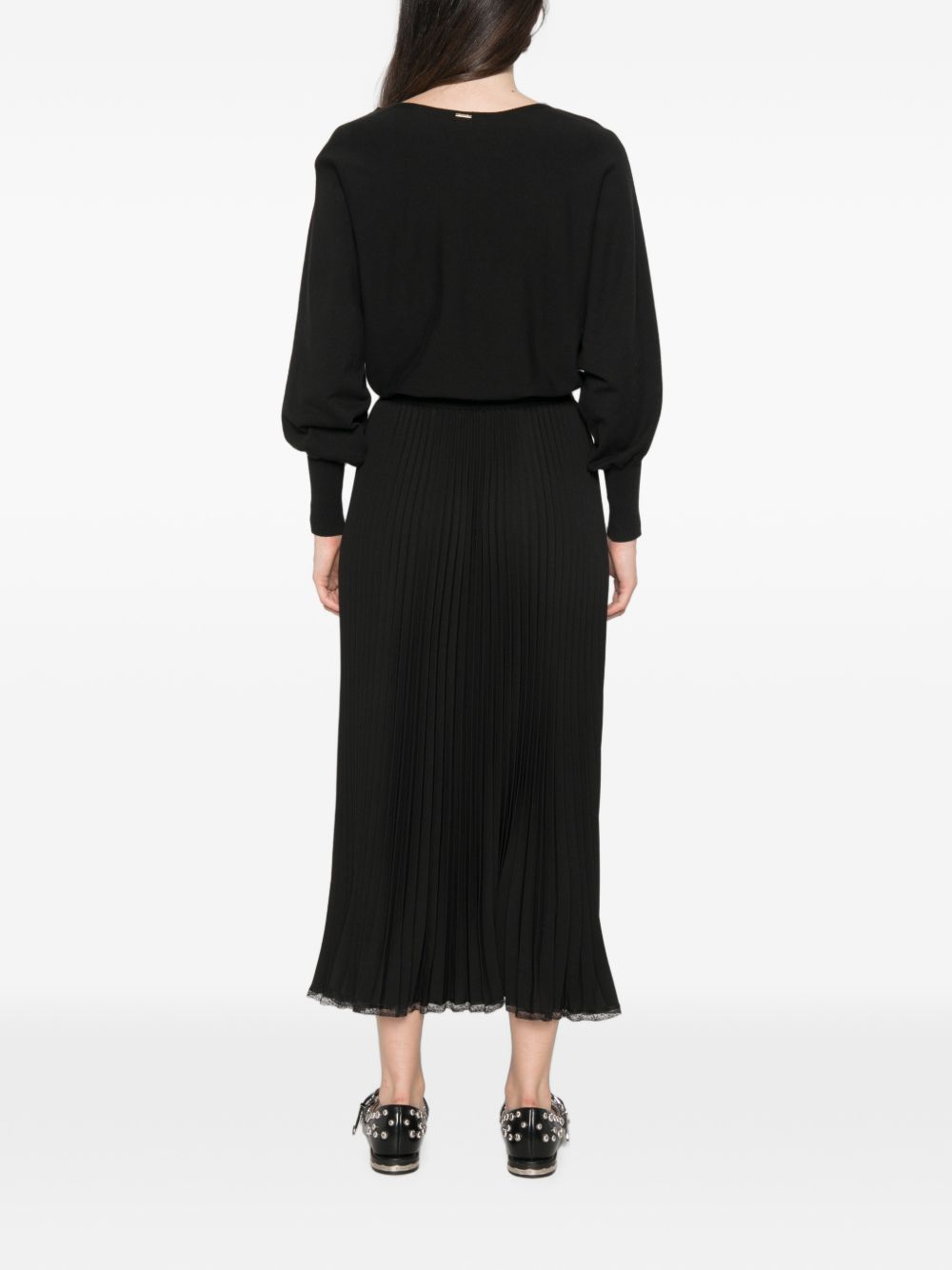 Twin-Set Black Elastane Dress