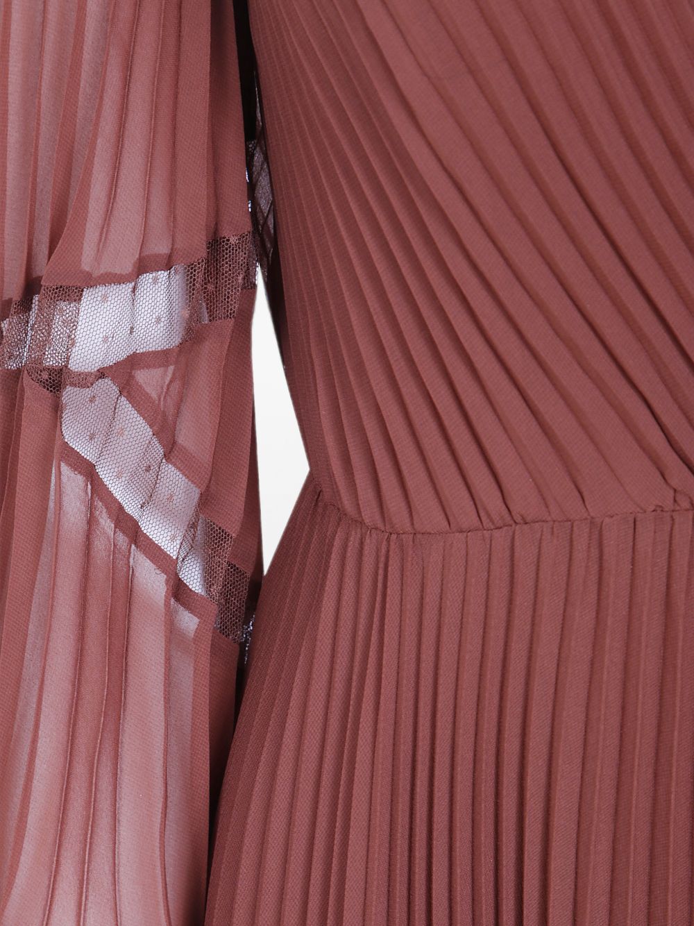 Twin-Set Cherry Wood Dress