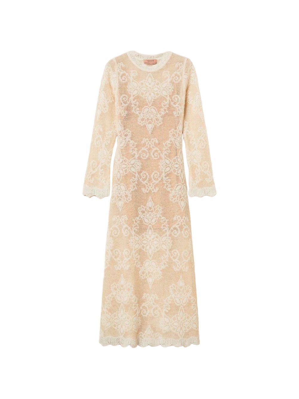 Twin-Set Parchment Elastane Dress