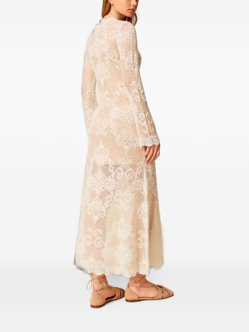 Twin-Set Parchment Elastane Dress