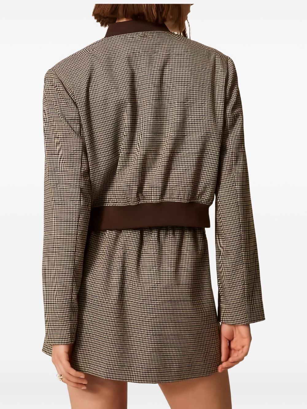 Twin-Set Taupe Polyester Skirt