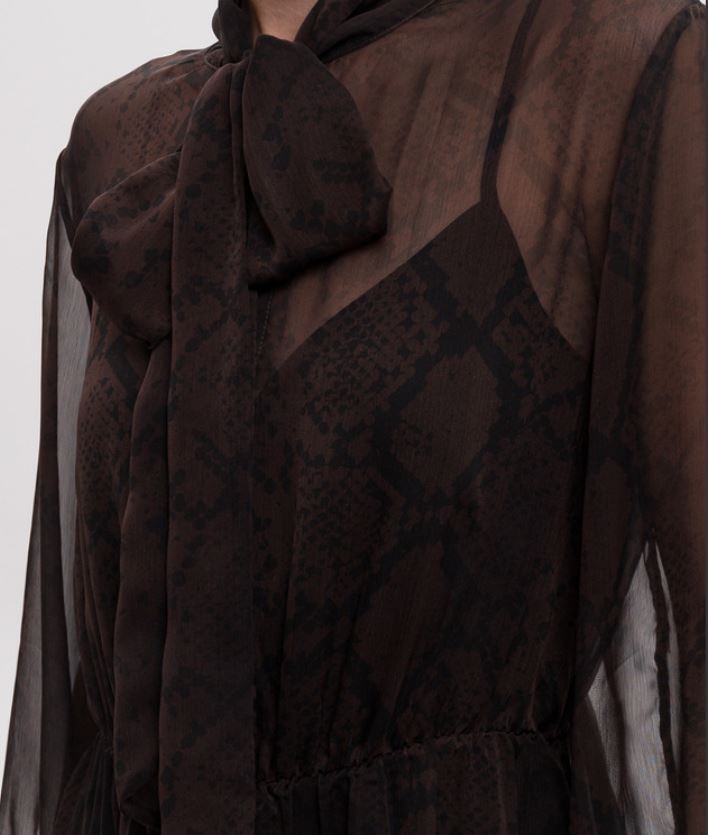 Twin-Set Twinset Actitude Python Polyester Dress