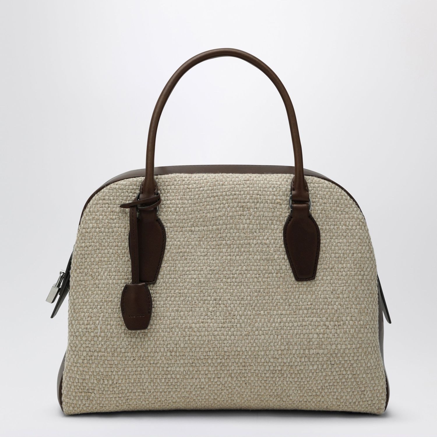 The Row Two-Tone Canvas And Leather India 12.00 