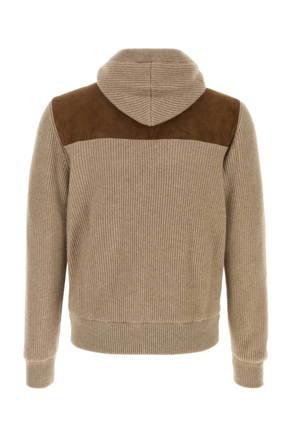 Brunello Cucinelli Two-Tone Suede And Cashmere Jacket