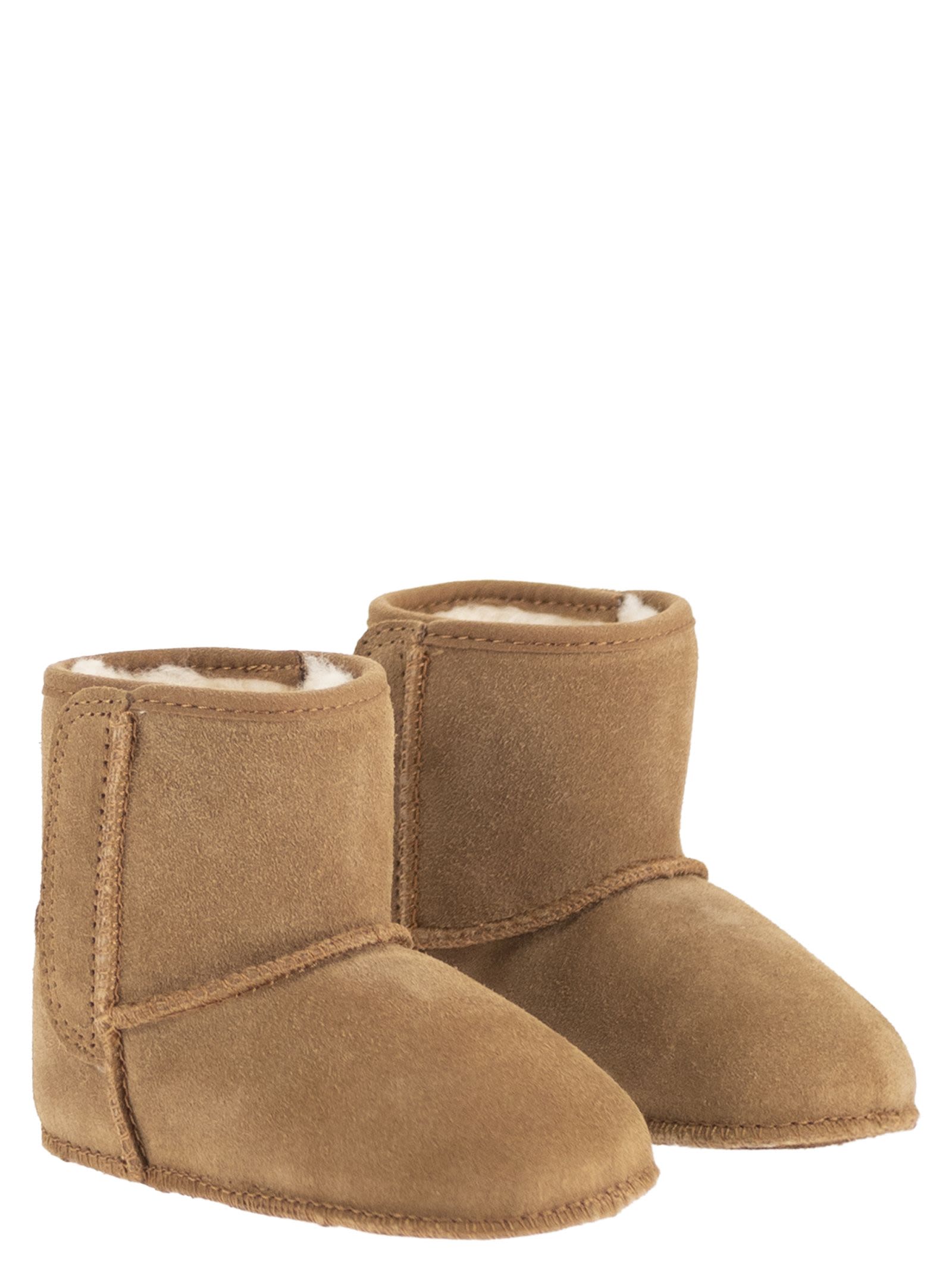 Ugg Baby Classic - Suede Boots With Uggplush
