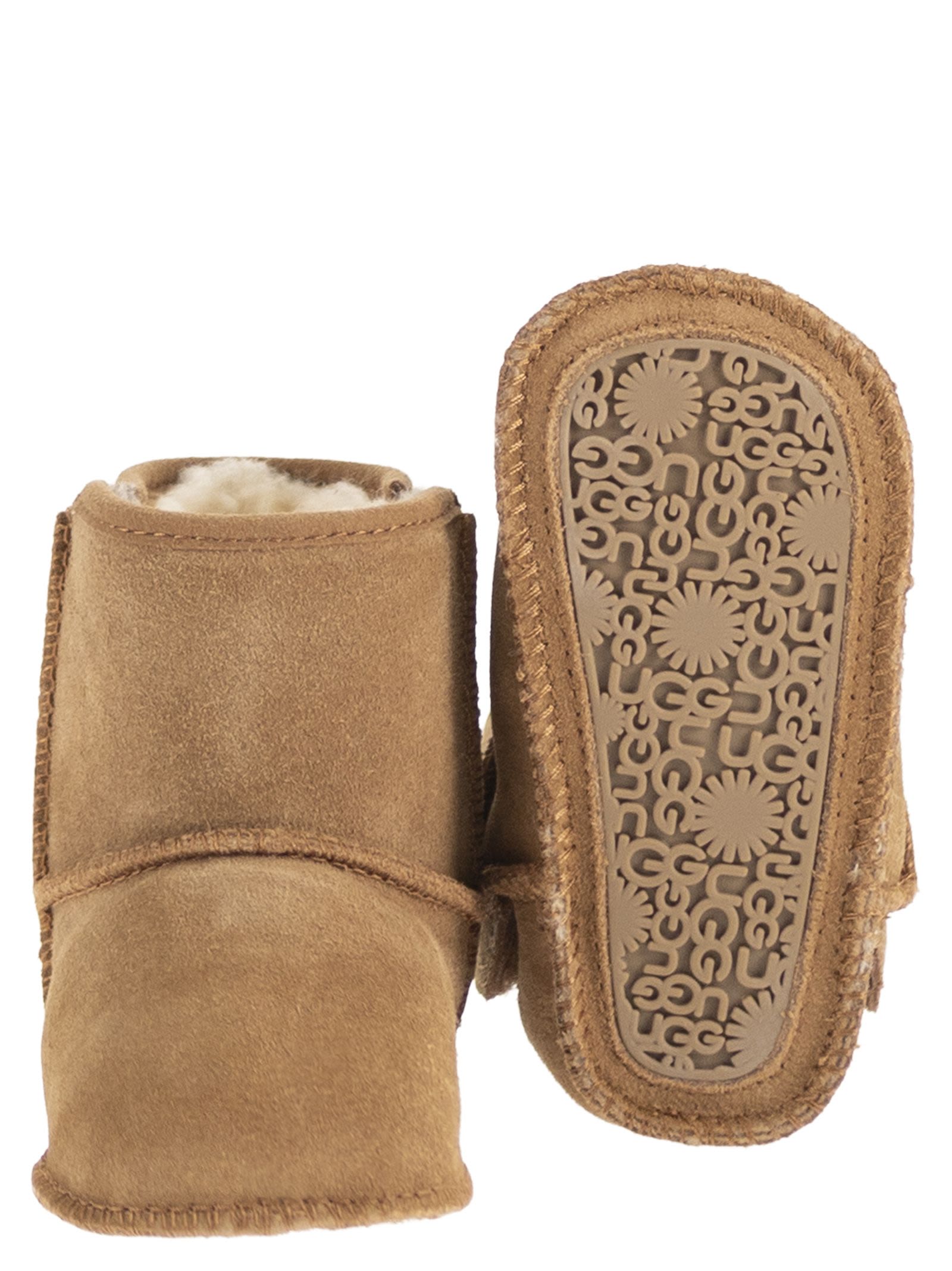 Ugg Baby Classic - Suede Boots With Uggplush