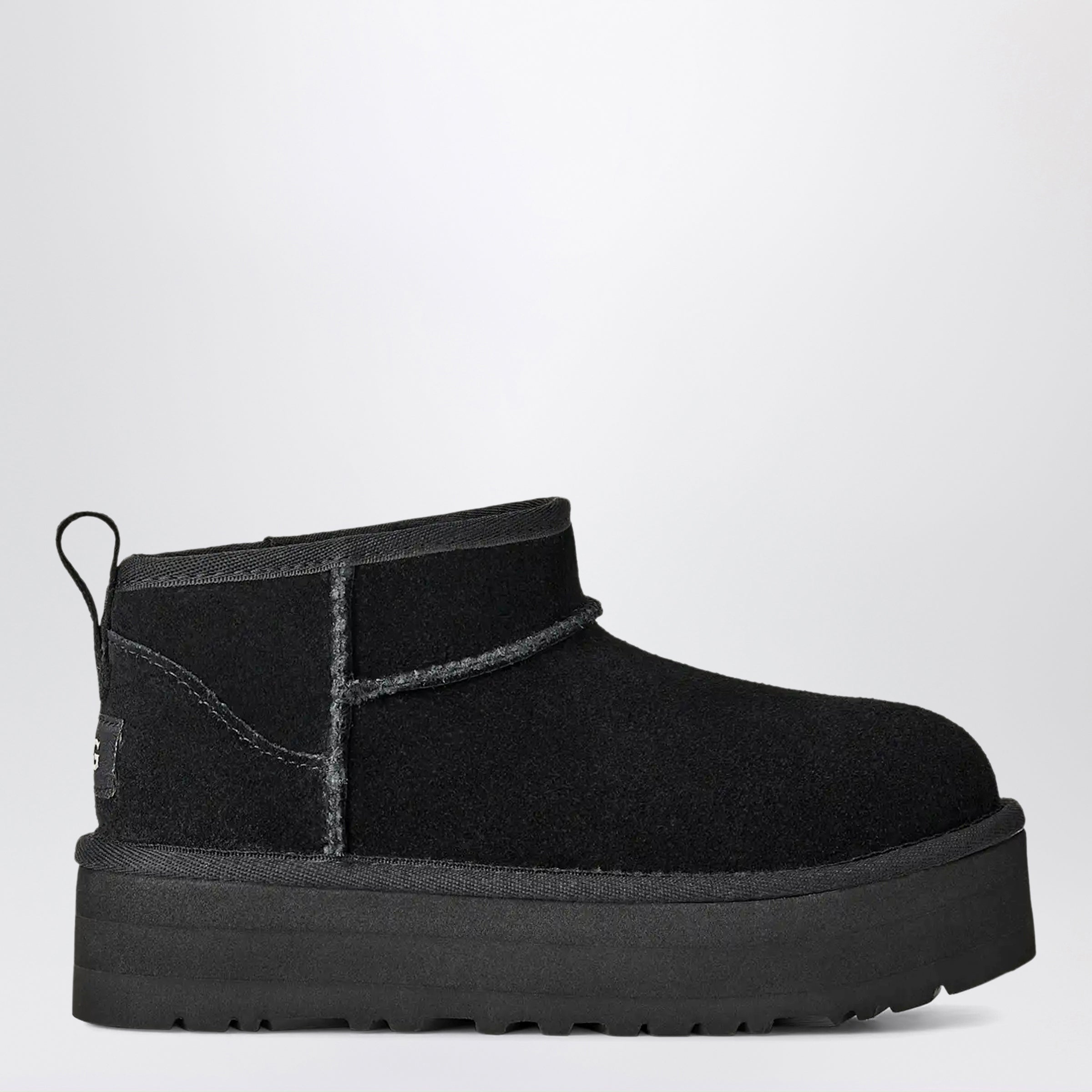 Ugg Black Classic Ultra Mini Platform Sheeps