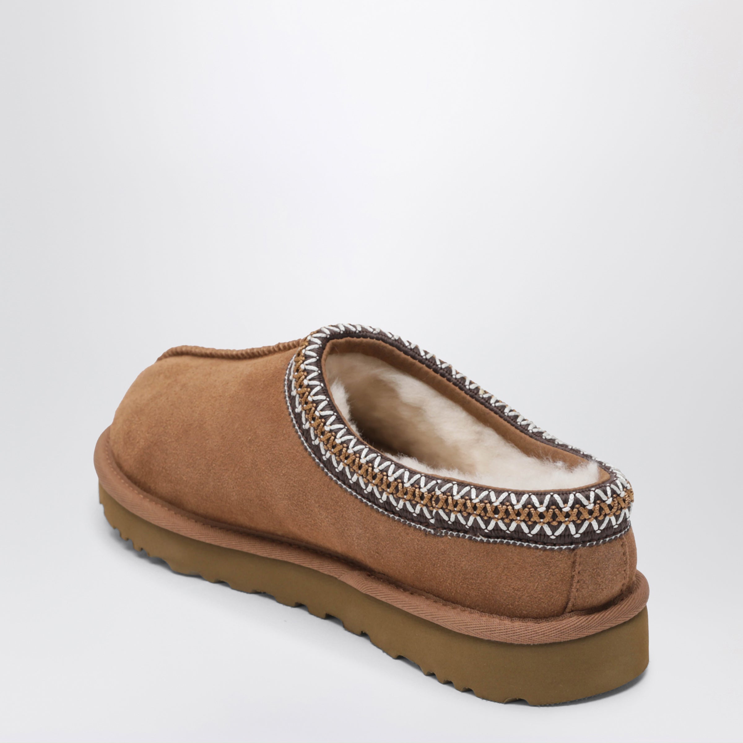 Ugg Tasman Chestnut Eather Slip-Ons