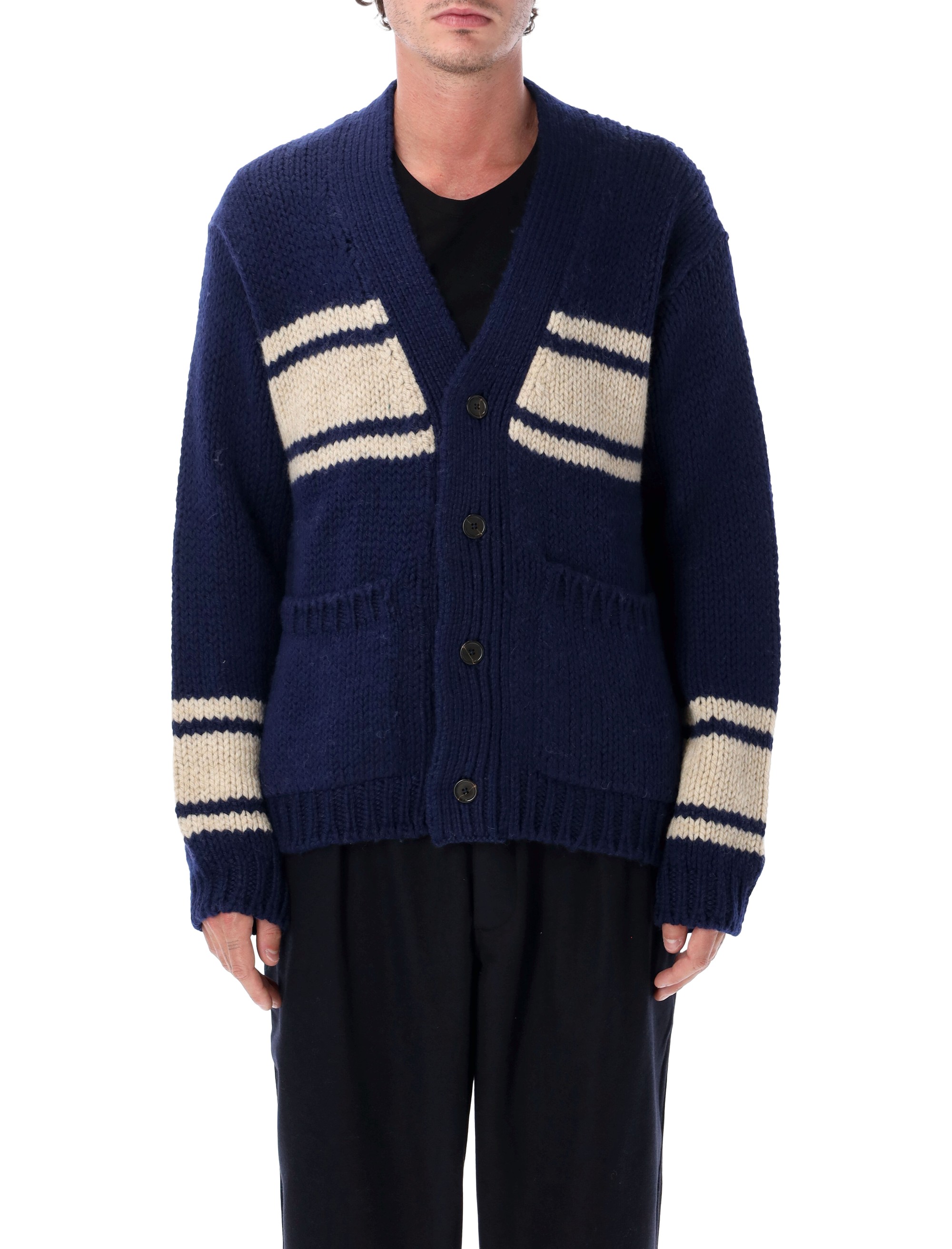 Universal Works Langdale Striped Cardigan