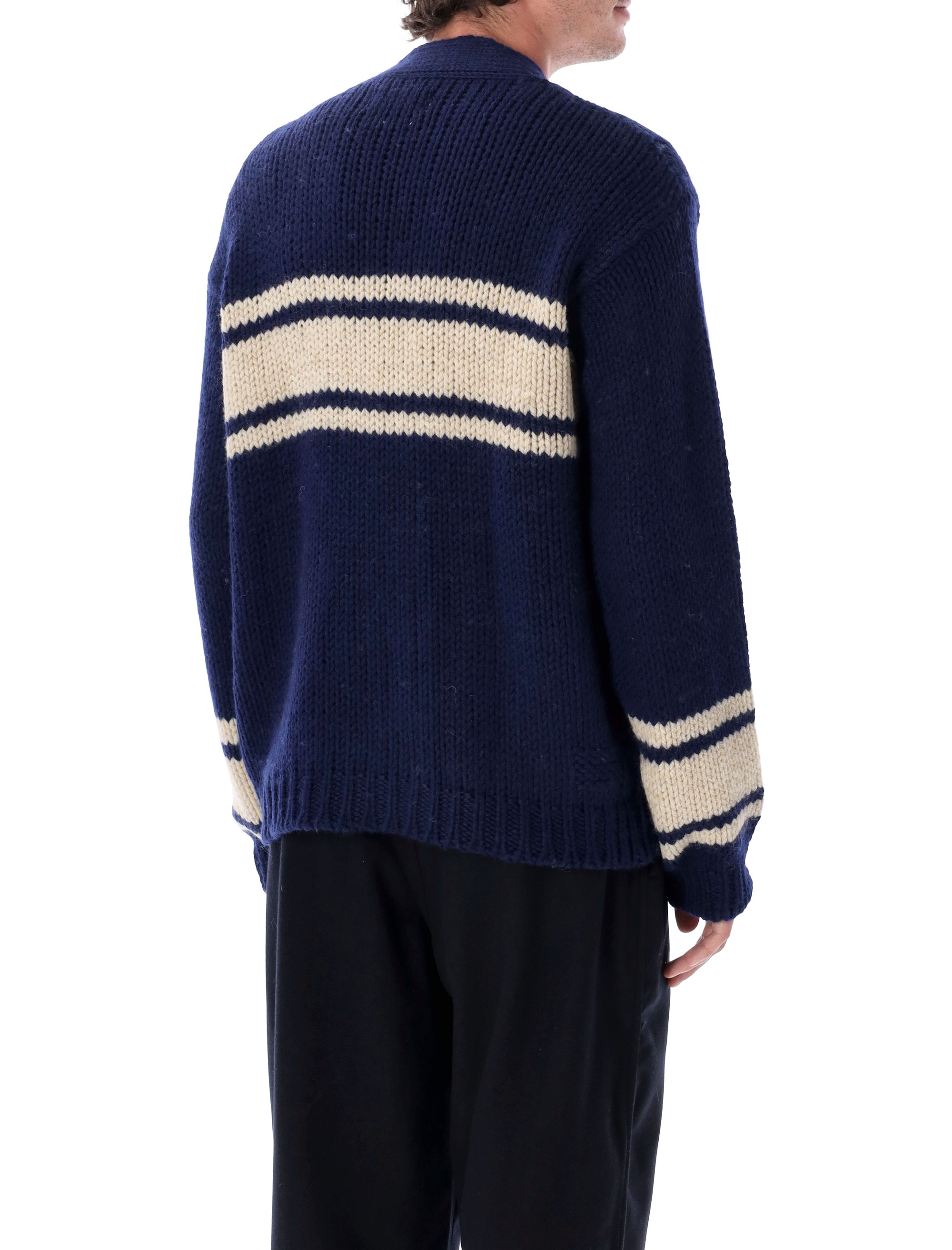 Universal Works Langdale Striped Cardigan