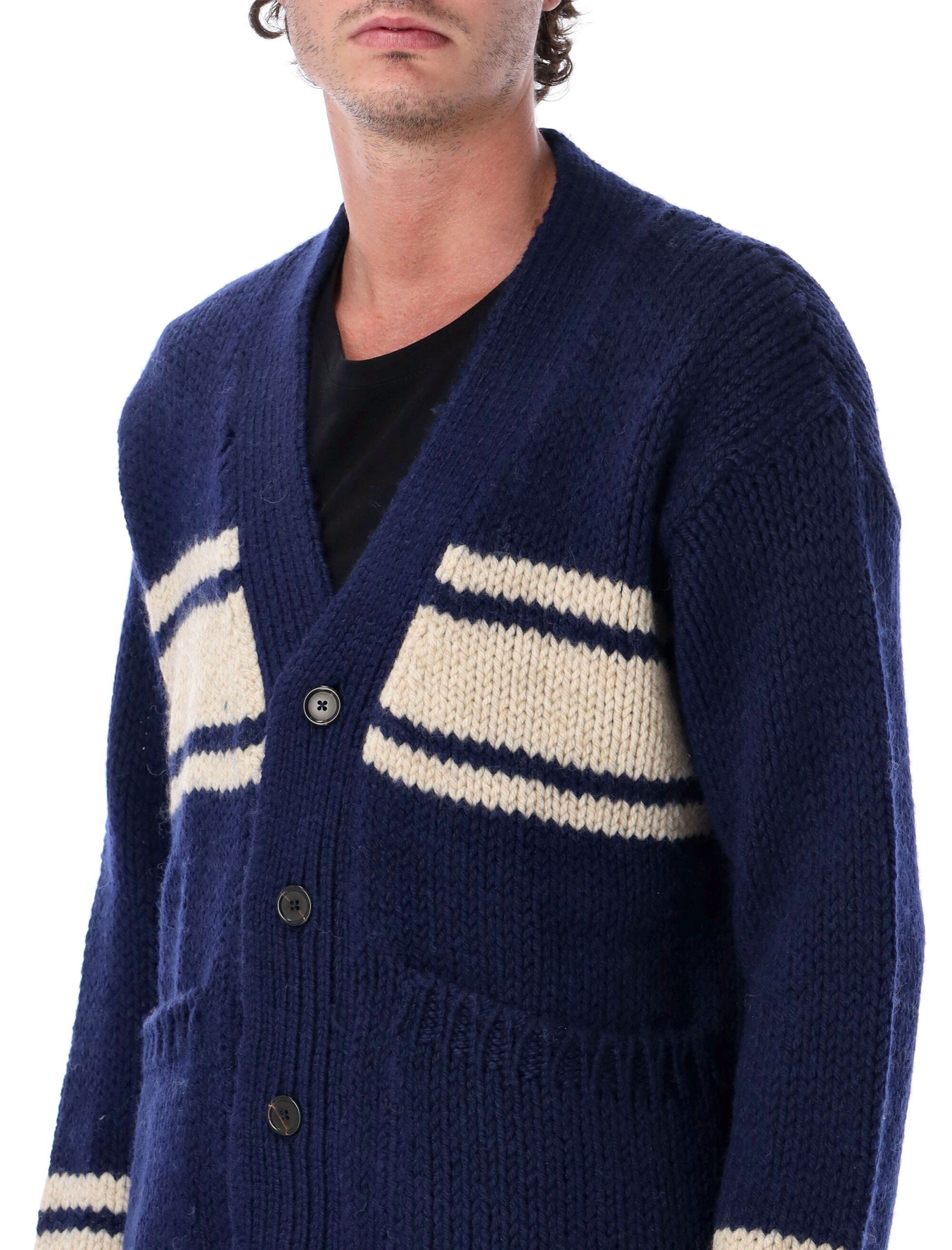 Universal Works Langdale Striped Cardigan