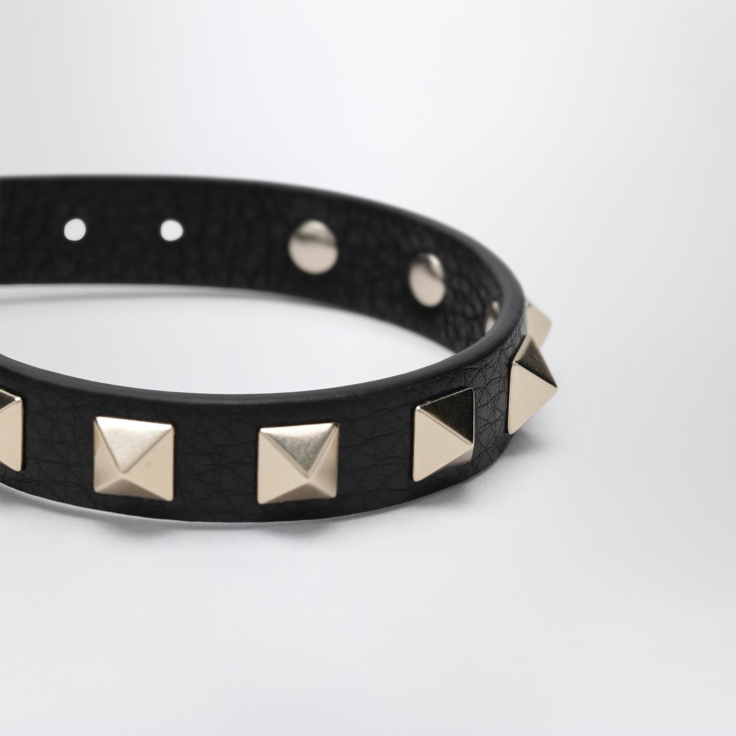Valentino Black Leather Jewelry