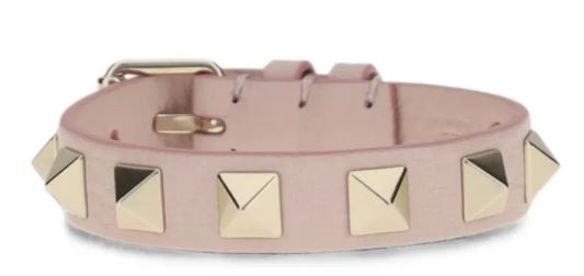 Valentino Dusty Pink Leather Jewelry