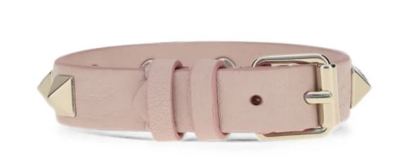Valentino Dusty Pink Leather Jewelry