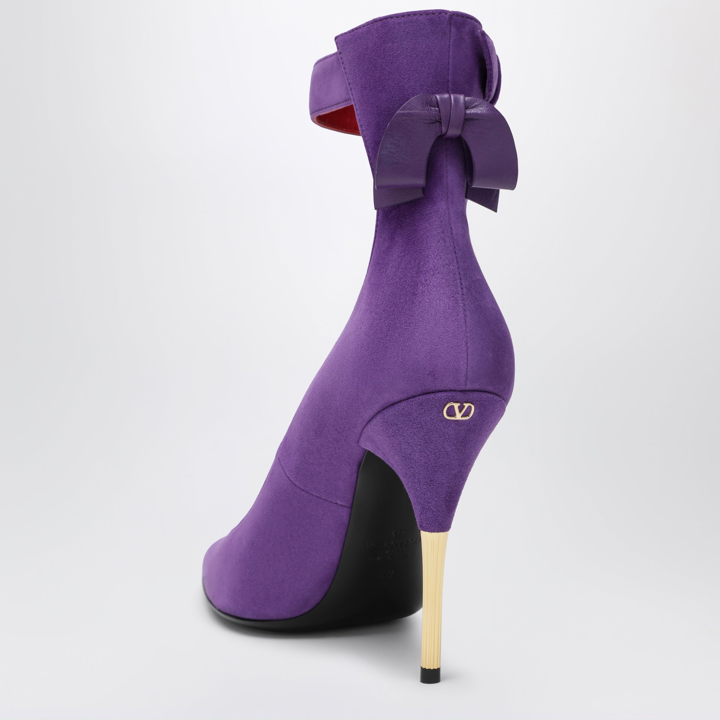 Valentino Garavani Purple Suede Slingbacks